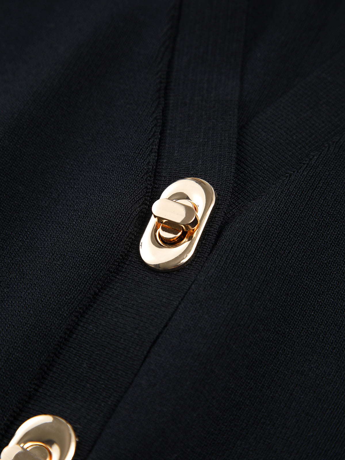 Dopasowany dzianinowy top z długim rękawem