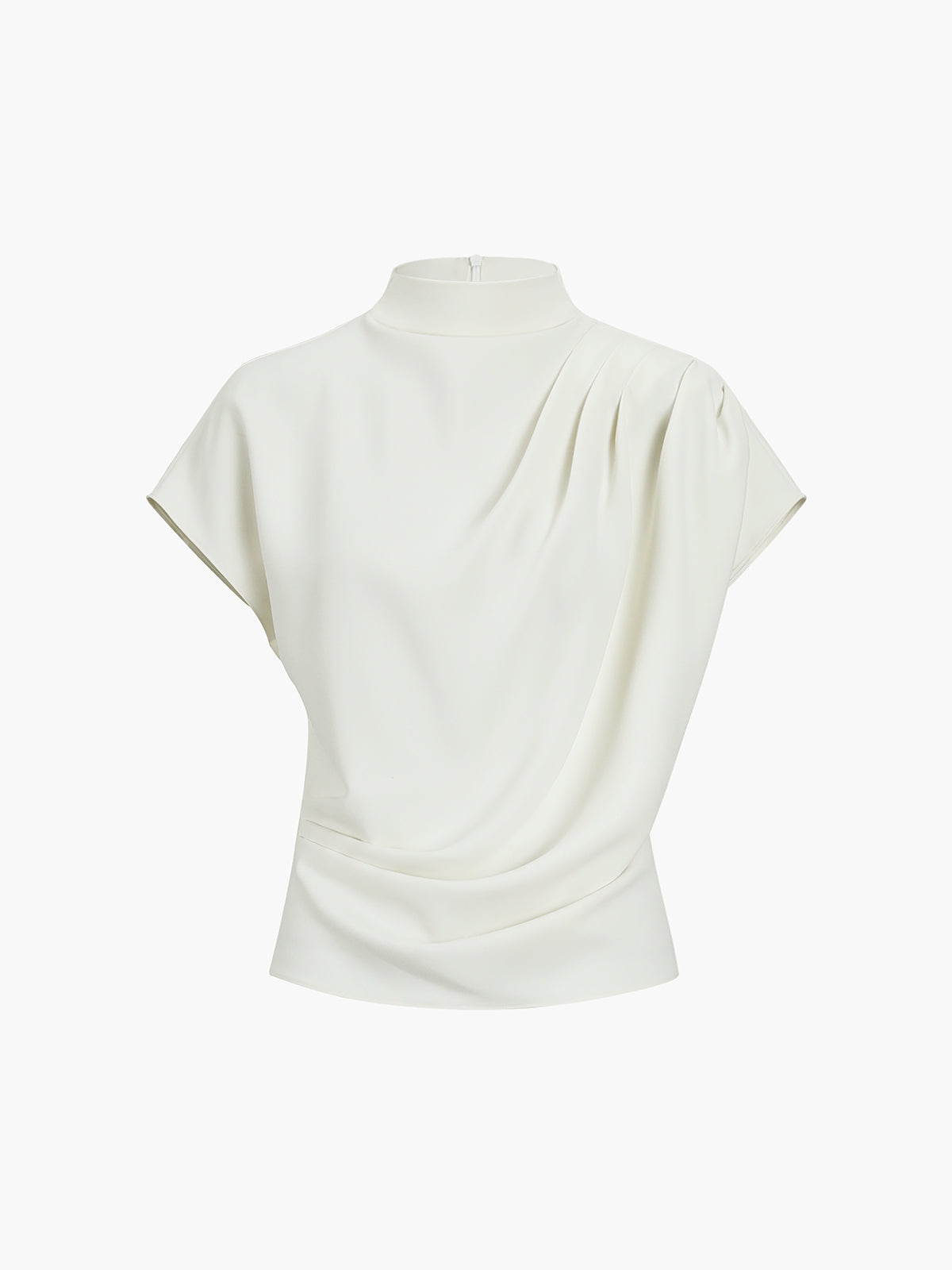 Minimalistyczna bluzka z krótkim rękawem