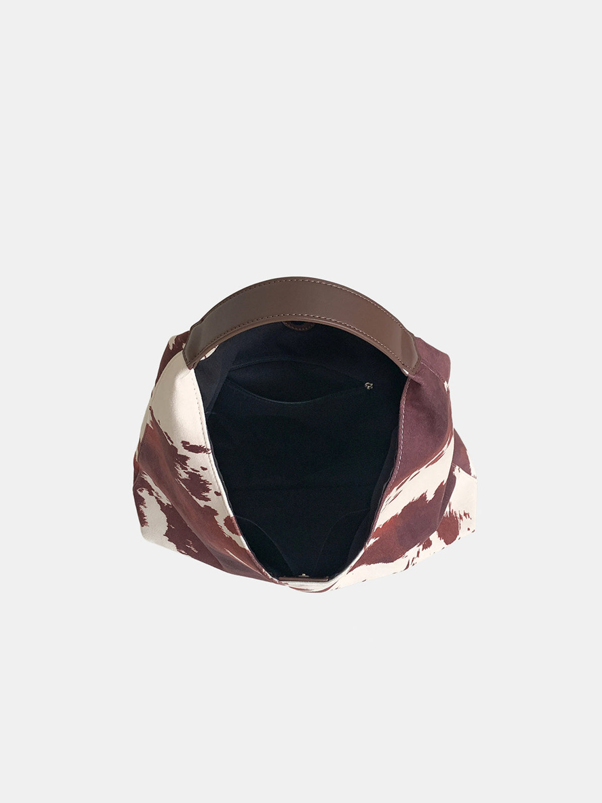Torba hobo w krowie łaty