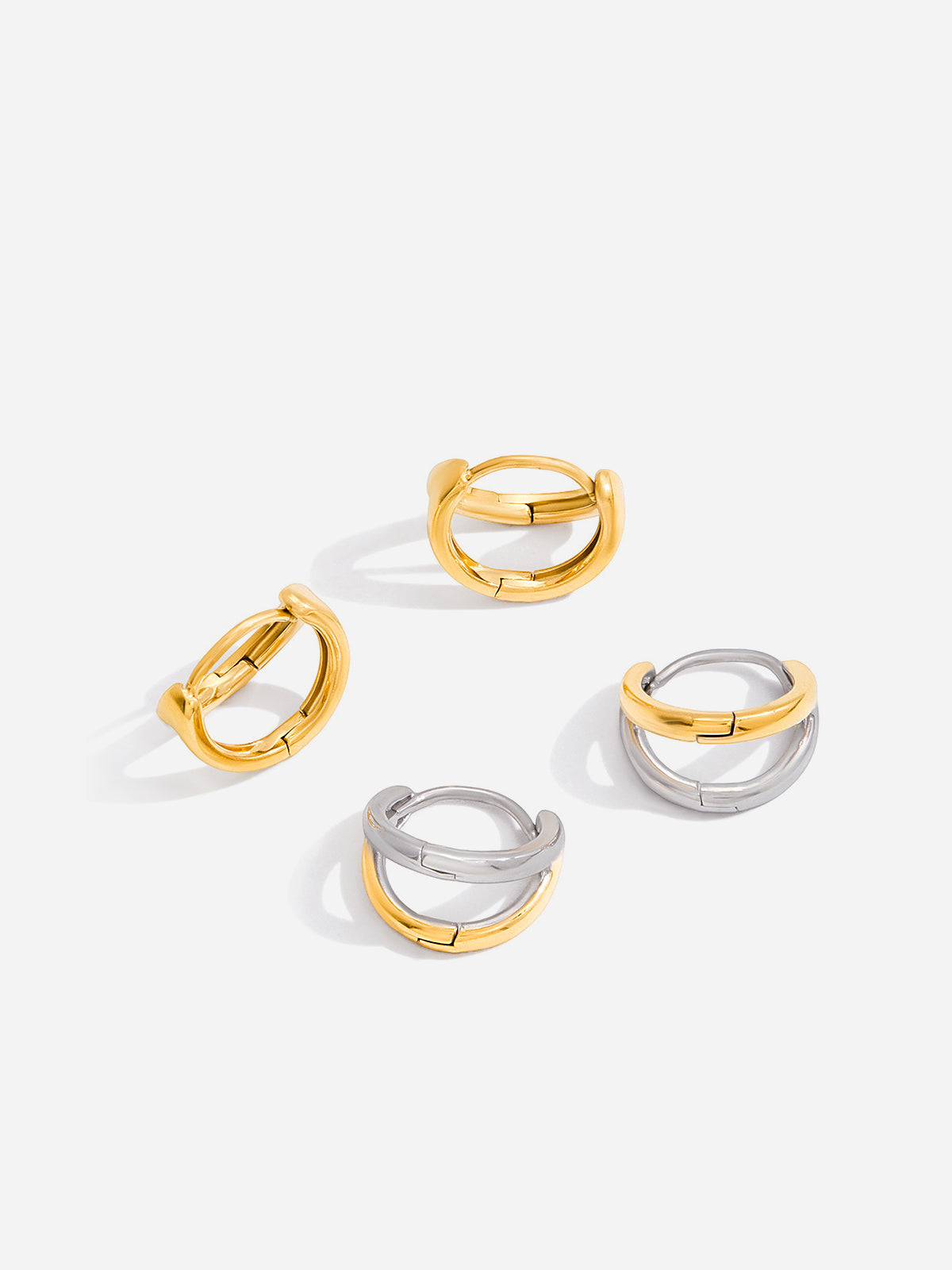 Kolczyki koła o nieregularnym kształcie