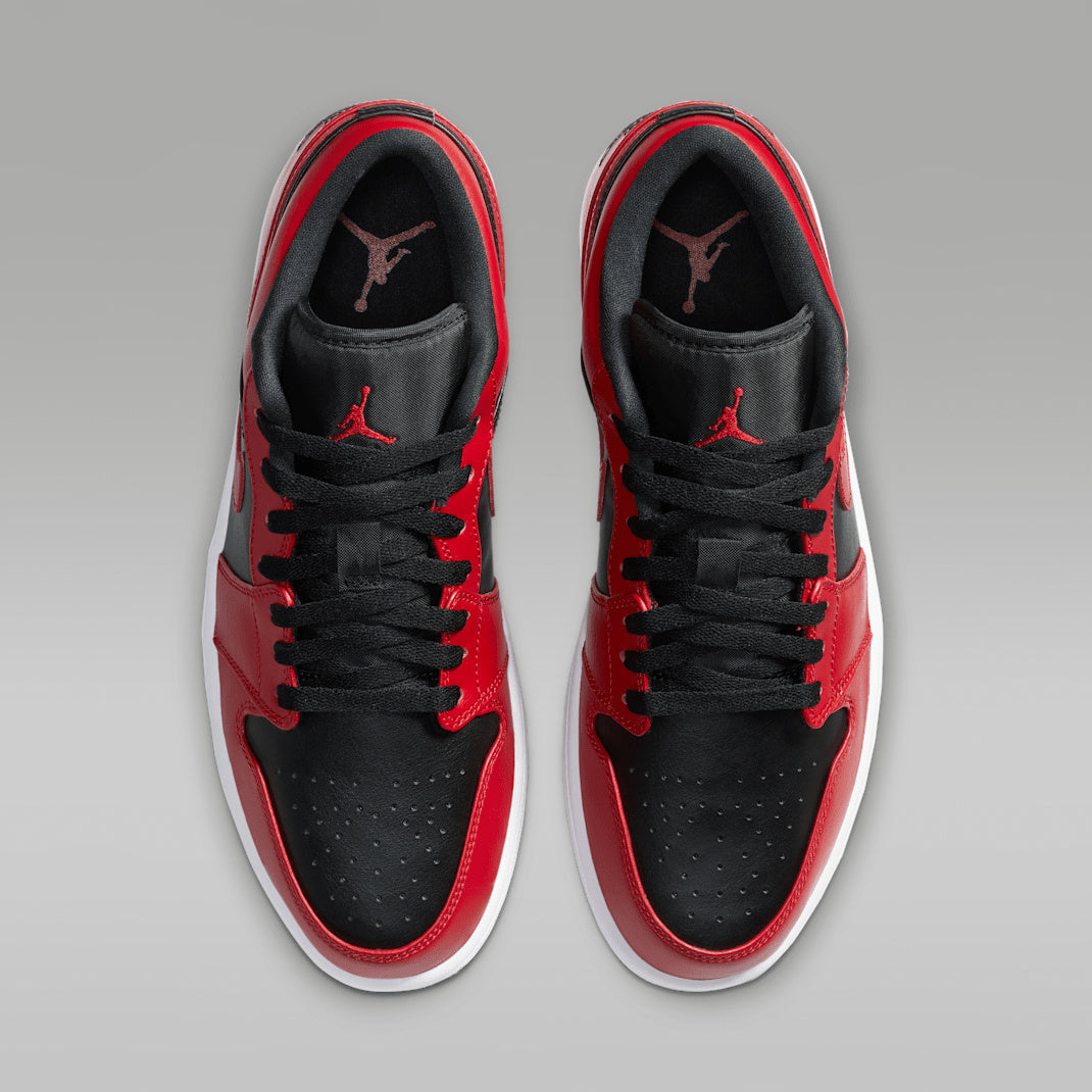 Air Jordan 1 Low 553558-606 Czarny-Czerwony