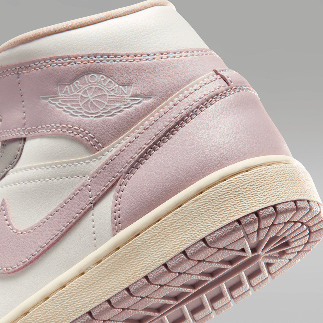 Air Jordan 1 Mid BQ6472-122 Różowy-Biały-Szary