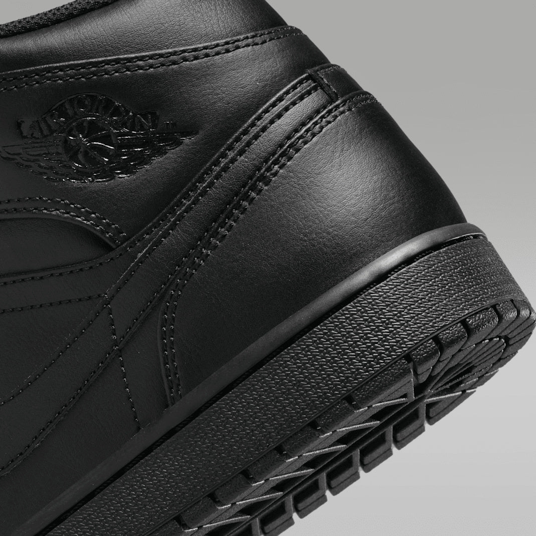 Air Jordan 1 Mid 554724-093 Czarny