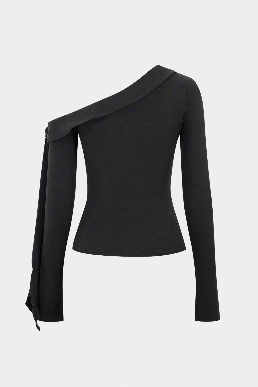 Bluzka asymetryczna z ozdobnymi oczkami