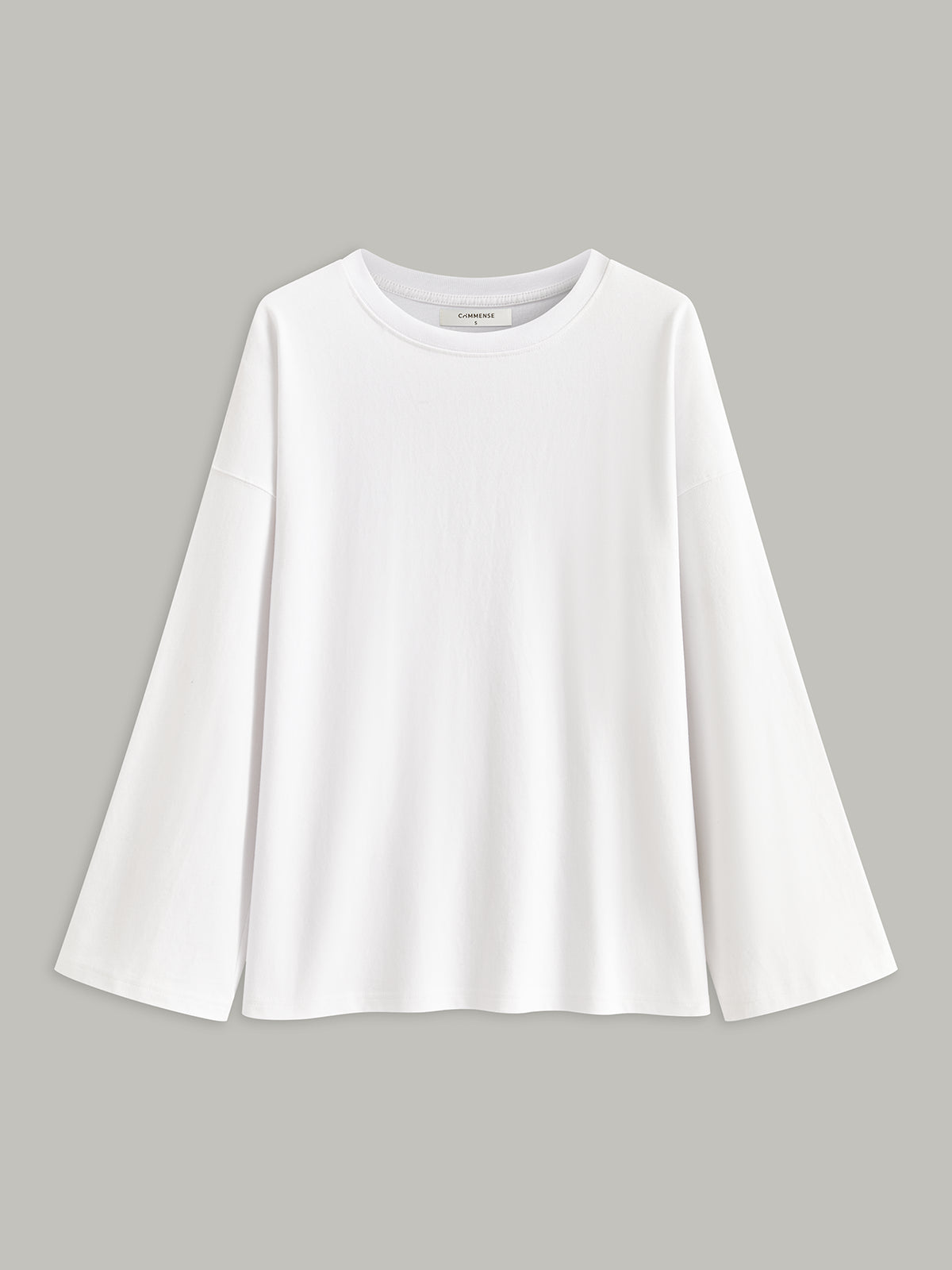 Bluzka oversize z długimi rękawami casual
