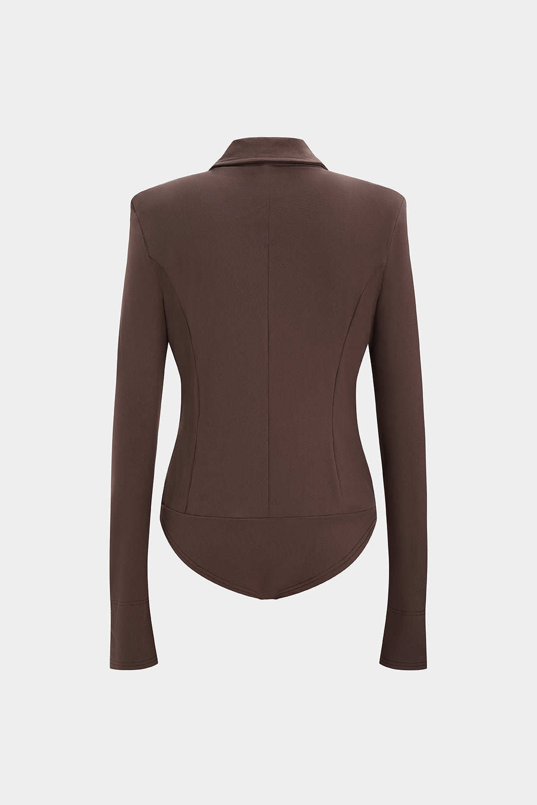 Body z kołnierzem i podwójnym zapięciem na guziki