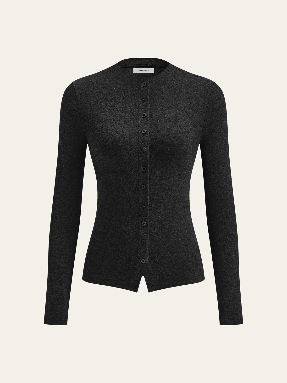 Kardigan damski z długim rękawem i guzikami