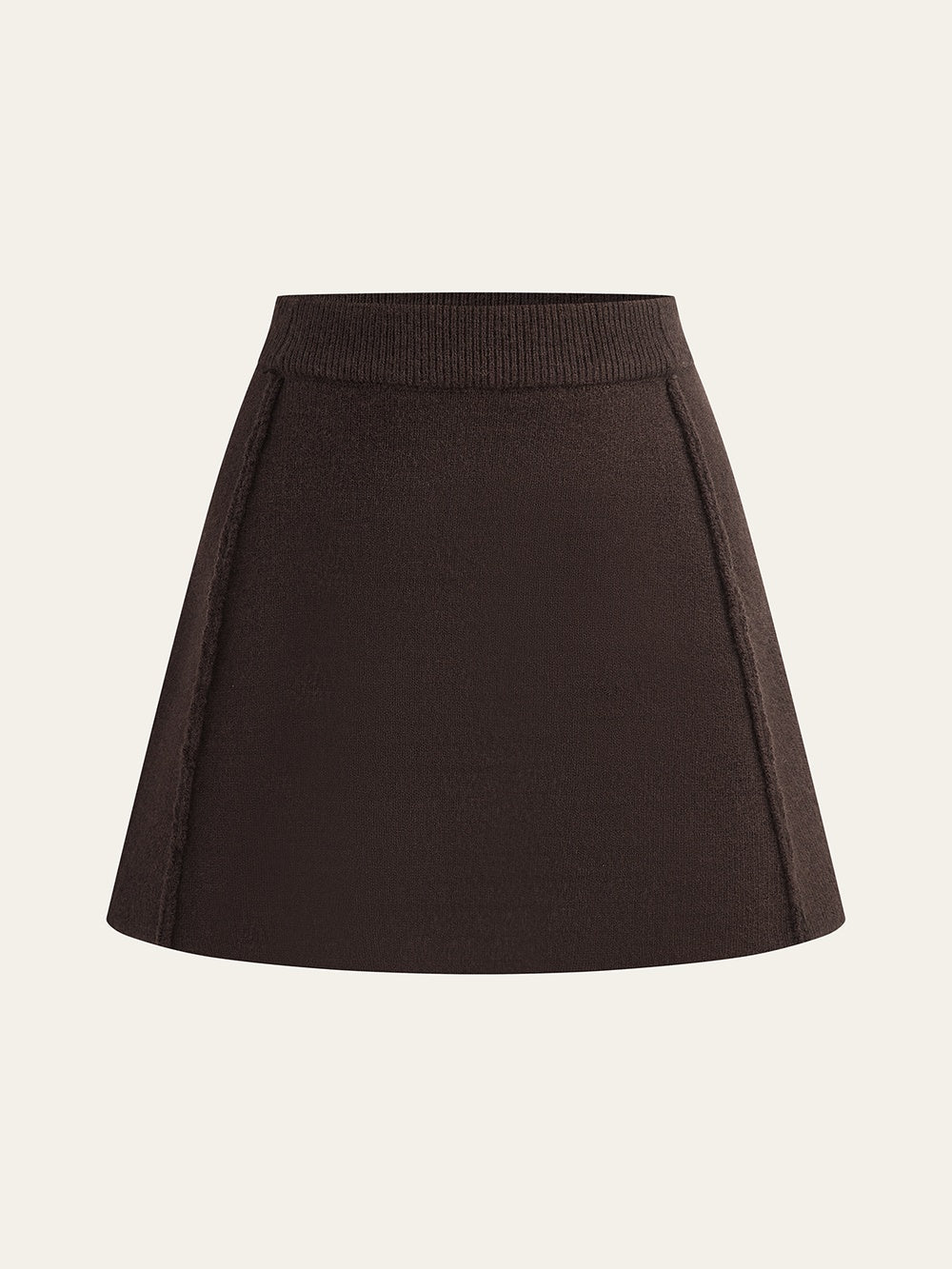 Komplet sweter i spódnica z guzikami