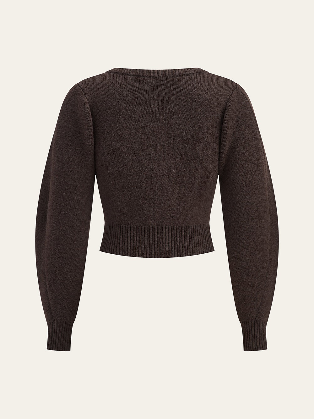 Komplet sweter i spódnica z guzikami