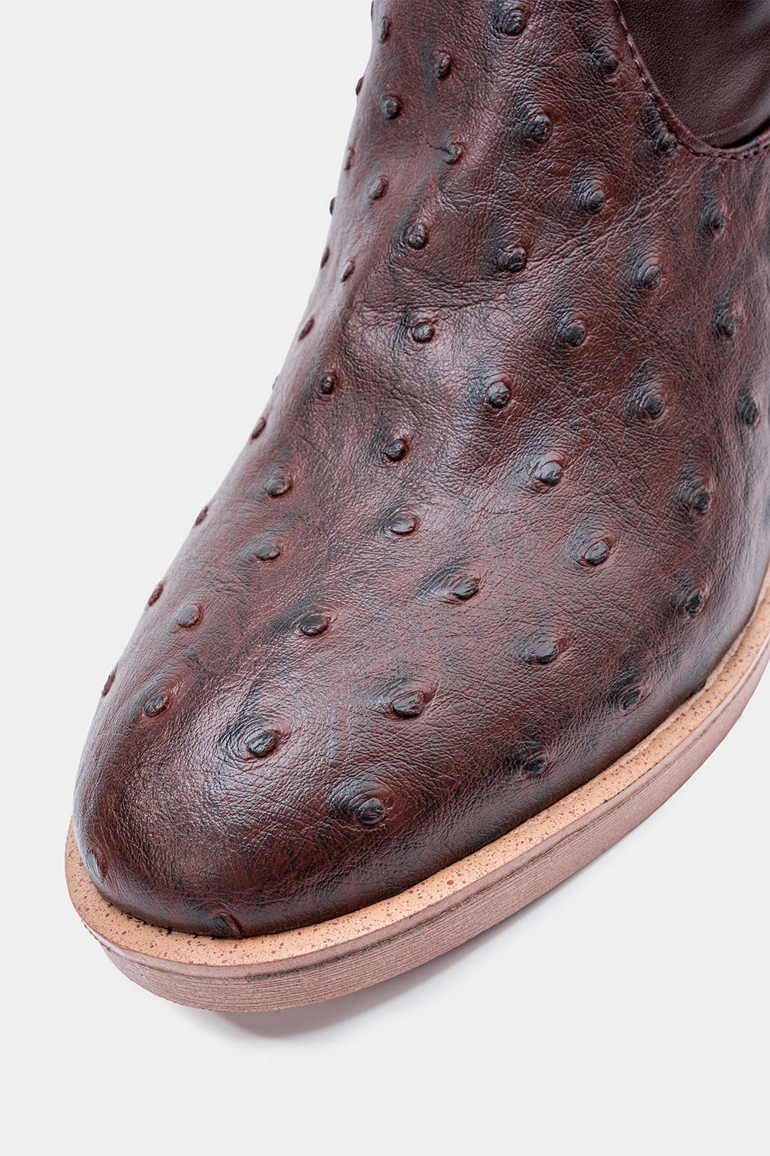 Kowbojki damskie z ozdobnym tłoczeniem cholewki