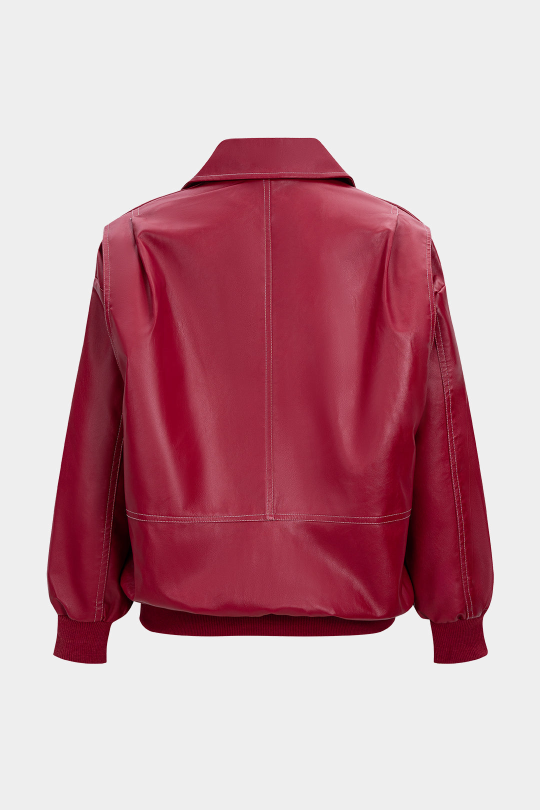 Kurtka damska z zamkiem i kołnierzem klasycznym