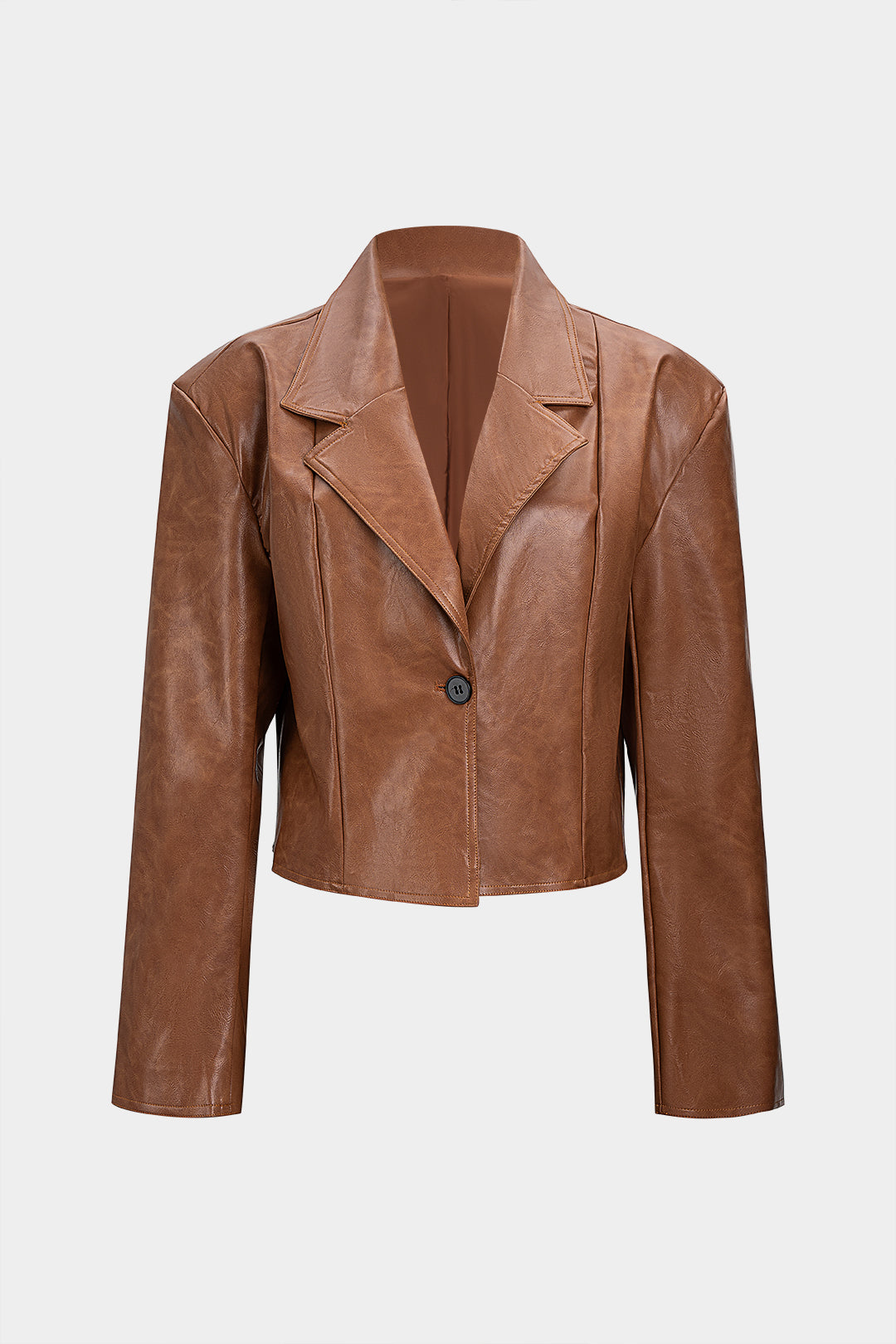 Marynarka damska krótka z jednym guzikiem