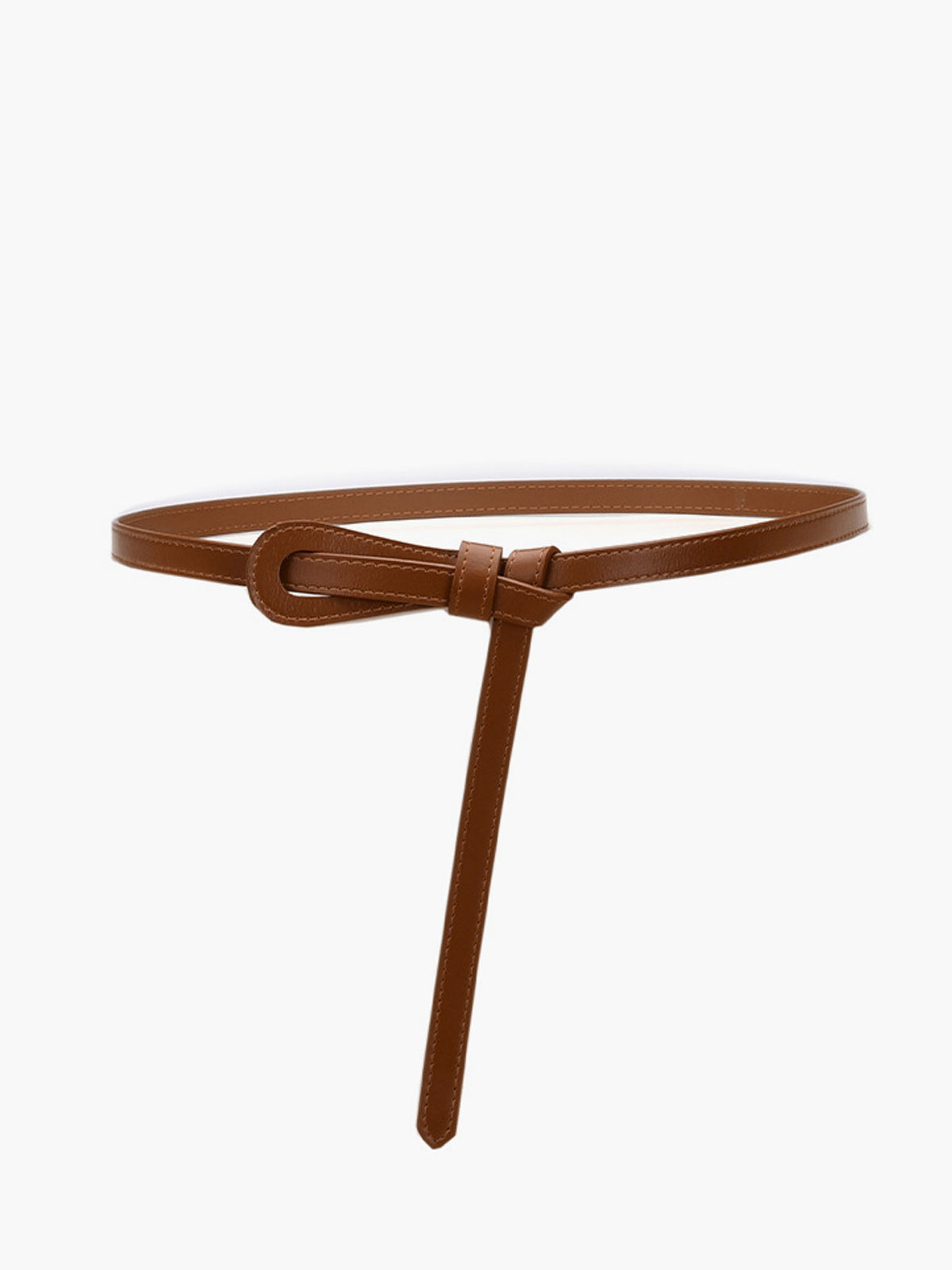 Pasek damski z ozdobnym wiązaniem elegancki