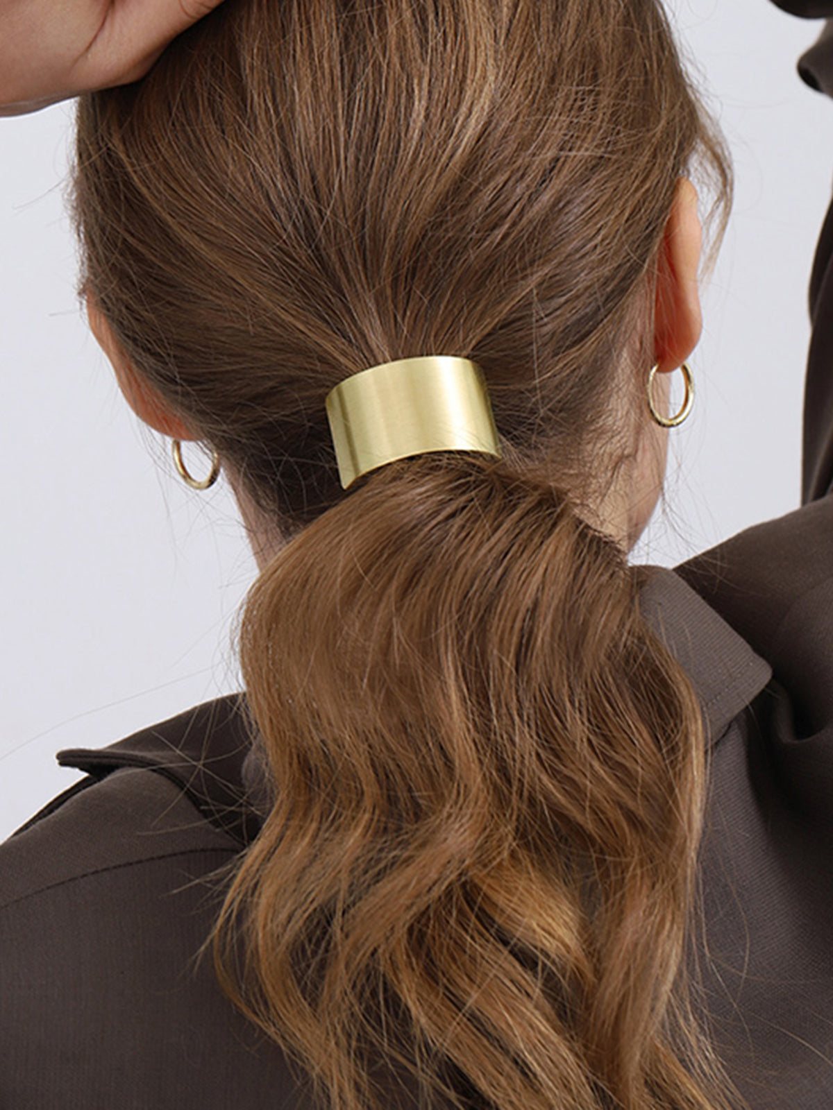 Spinka do włosów metalowa minimalistyczna elegancka
