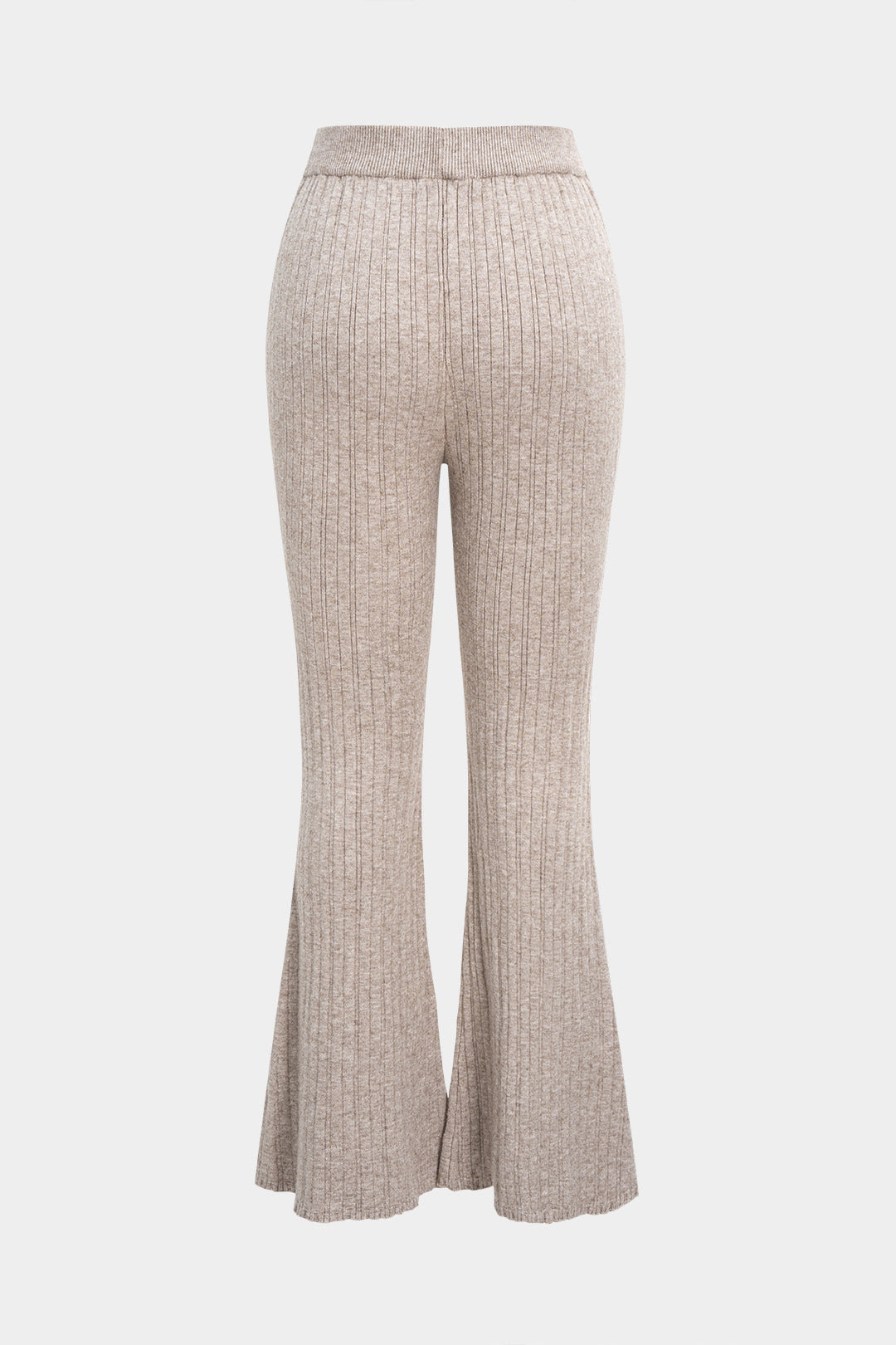 Spodnie dzianinowe z rozszerzanymi nogawkami