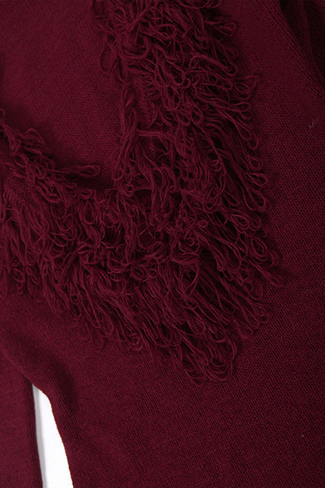 Sukienka dzianinowa z ozdobnym dekoltem i mankietami