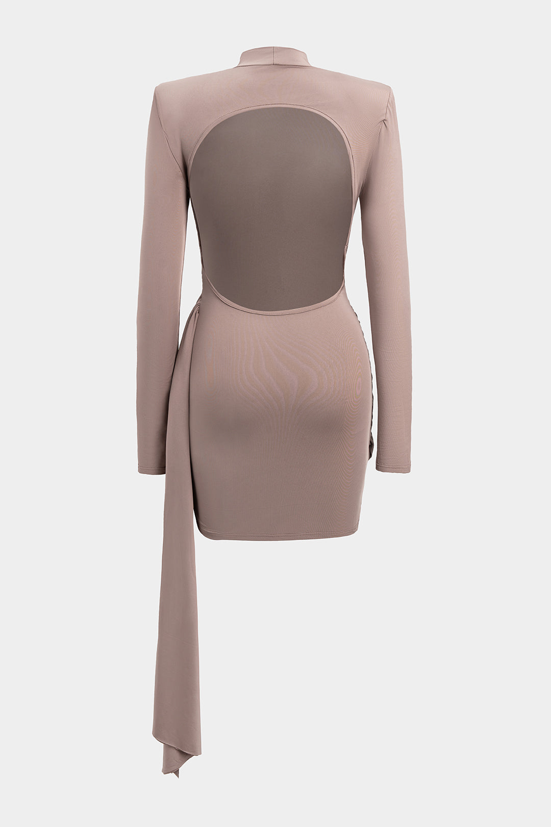 Sukienka mini asymetryczna z drapowaniem elegancka