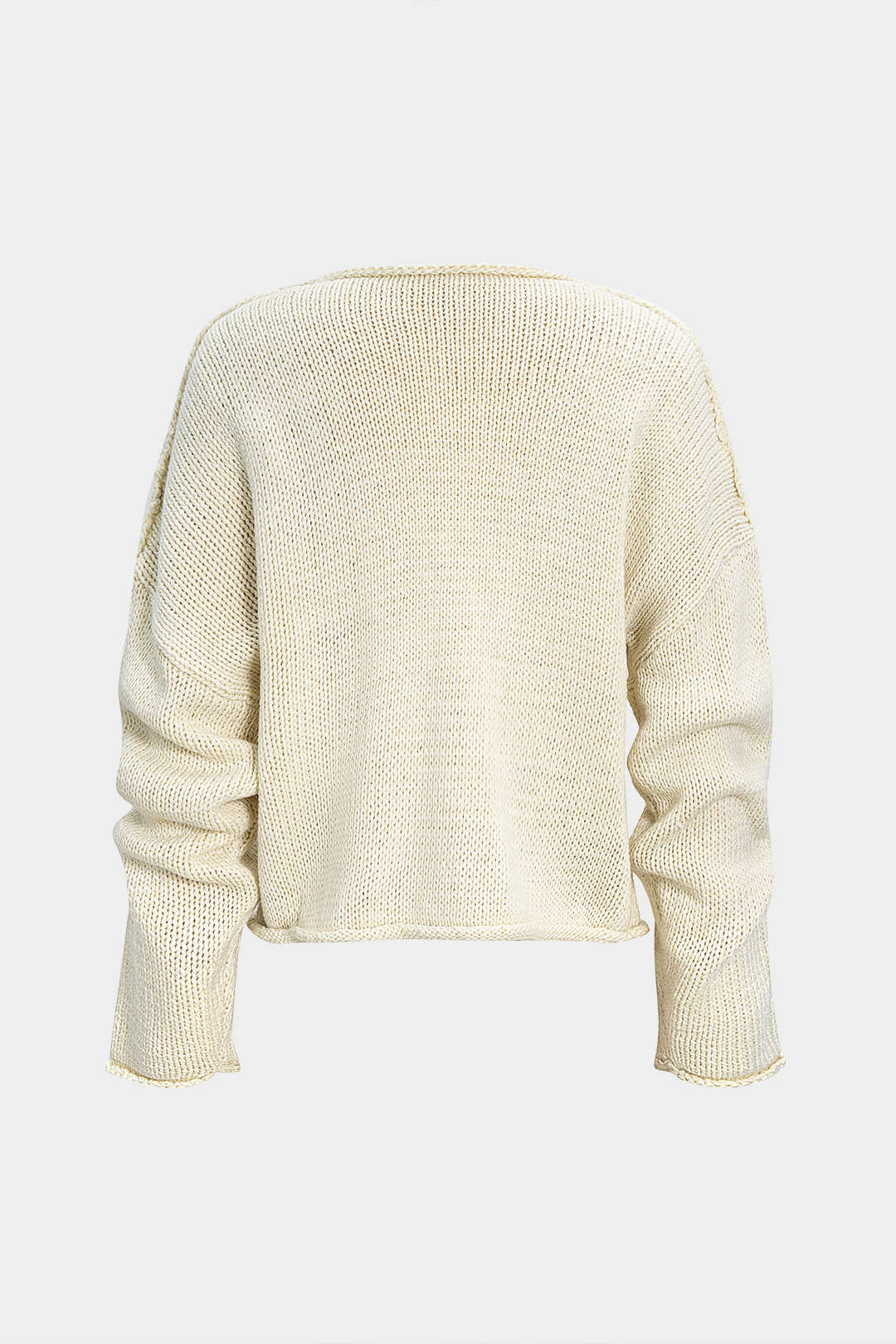 Sweter damski oversize z długimi rękawami