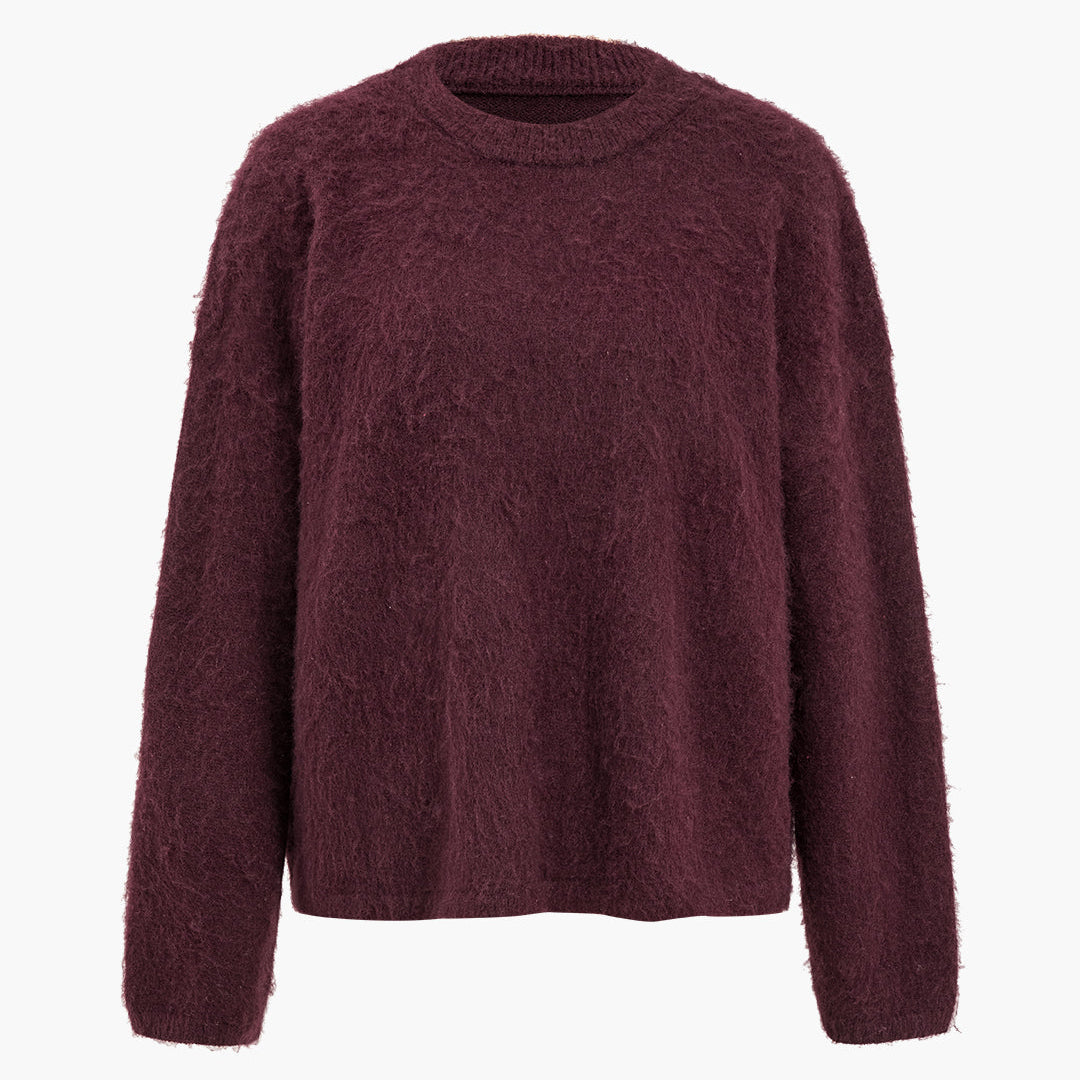 Sweter damski z miękkiej dzianiny oversize